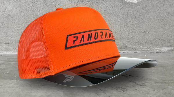 P1 TRUCKER_ Blaze Orange + Smoke Grey