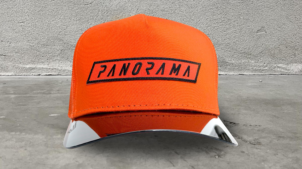 P1 TRUCKER_ Blaze Orange + Smoke Grey