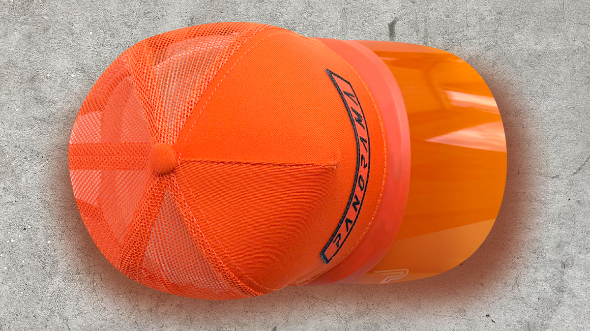 P2 TRUCKER_ Blaze Orange + Amber