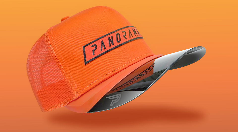 P2 TRUCKER_ Blaze Orange + Smoke Grey