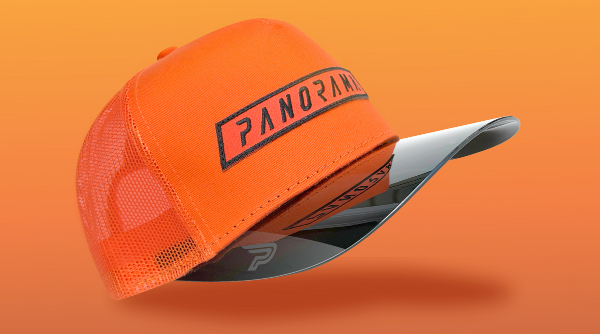 P1 TRUCKER_ Blaze Orange + Smoke Grey