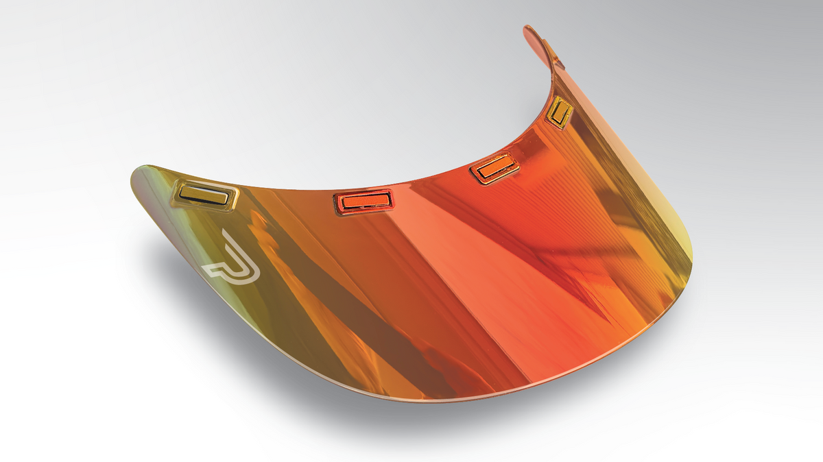 P2 REPLACEMENT VISOR_ Flash Red